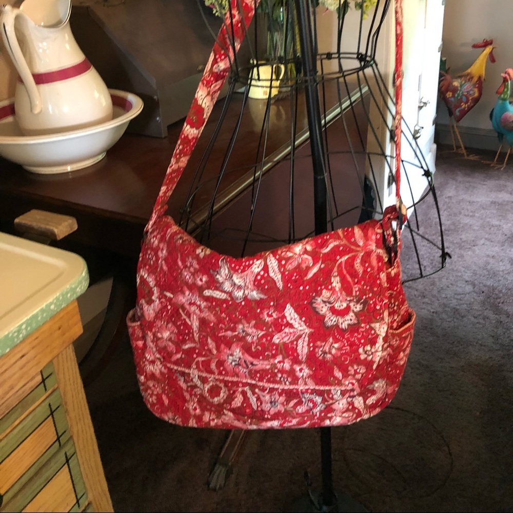 Quilted messenger bag